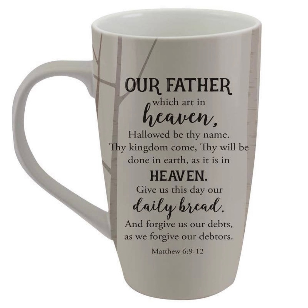 “Lords Prayer” Ceramic Latte Mug